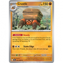 POKEMON BLACK BOLT CARTA CRUSTLE POCO COMUN