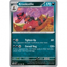 POKEMON BLACK BOLT CARTA KROOKODILE POCO COMUN