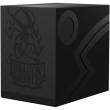 DRAGON SHIELD DOUBLE SHELL DECK BOX SHADOW BLACK