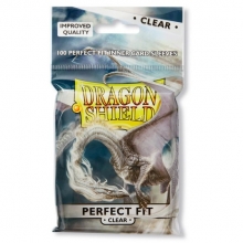 DRAGON SHIELD TOPLOADING PERFECT FIT SLEEVES STANDARD SIZE 100 CLEAR