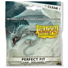 DRAGON SHIELD SIDELOADERS PERFECT FIT SLEEVES STANDARD SIZE 100 CLEAR