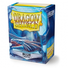 DRAGON SHIELD SLEEVES STANDARD SIZE MATTE 100 BLUE