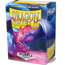 DRAGON SHIELD SLEEVES STANDARD SIZE MATTE 100 PURPLE