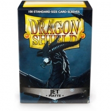 DRAGON SHIELD SLEEVES STANDARD SIZE MATTE 100 JET