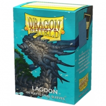 DRAGON SHIELD SLEEVES STANDARD SIZE MATTE DUAL 100 LAGOON