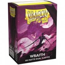 DRAGON SHIELD SLEEVES STANDARD SIZE MATTE DUAL 100 WRAITH