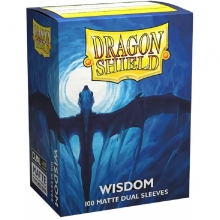 DRAGON SHIELD SLEEVES STANDARD SIZE MATTE DUAL 100 WISDOM