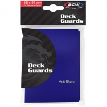 BCW DECK GUARD MATTE SLEEVES BLUE