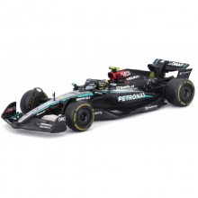BURAGO 28063 1:24 RACE FORMULA MERCEDES - AMG W15 ( 2024 ) W HELMET HAMILTON 44