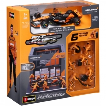 BURAGO 38451 1:43 RACE FORMULA MCLAREN MCL38 PIT PASS ( 2024 ) NORRIS 4