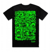PAULFELMER POLERA NEGRA 8 OJOS VERDE PAUL FELMER TALLA S