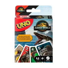 MATTEL JFT28 UNO JUEGO DE CARTAS JURASSIC WORLD