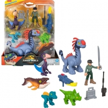 MATTEL JFR25 IMAGINEXT JURASSIC WORLD PAQUETE DINOSAURIOS JUGUETE