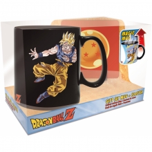 ABYSSE ABYPCK150 DRAGON BALL PCK MUG HEAT CHANGE 460ML PLUS COASTER GOKU VS BUU
