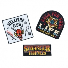 ERIK SETP10 SET DE 3 PARCHES STRANGER THINGS ICONOS
