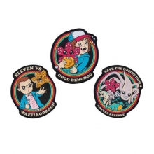 ERIK SETP11 SET DE 3 PARCHES STRANGER THINGS PERSONAJES