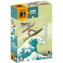 FRACTAL 31 MINUTOS PUZZLE 500 PIEZAS EL GRAN TUSUNAMI