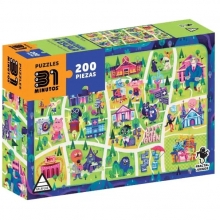 FRACTAL 31 MINUTOS PUZZLE 200 PIEZAS TITIRILQUEN A ESCALA