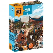 FRACTAL 31 MINUTOS PUZZLE 1000 PIEZAS ESCENAS COTIDIANAS DE TITIRILQUEN