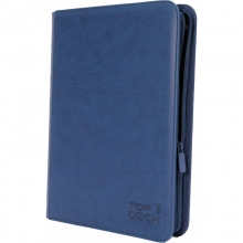TOPDECK CARPETA 360 PREMIUM BINDER CUERO COLOR AZUL OSCURO