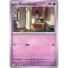 POKEMON MEGA EVOLUTION CARTA GIMMIGHOUL REVERSE HOLO