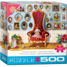 EUROGRAPHICS 8500-6051 PRINCESS BUNNY BY L HEFFERNAN 500 PIEZAS