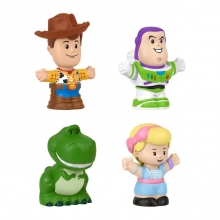 MATTEL JKB07 LITTLE PEOPLE DISNEY TOY STORY JUGUETE PARA BEBES PAQUETE DE 4 FIGURAS