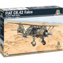 ITALERI 2842 1:48 FIAT CR 42 FALCO ASSAULT NIGHT FIGHTER
