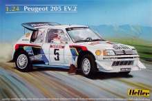 HELLER 80716 PEUGEOT 205 EV 2 1:24
