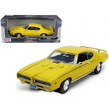 MOTORMAX 73133 1969 PONTIAC GTO 1:18 ORANGE OR YELLOW