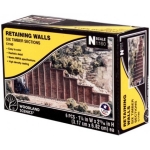 WOODLAND 1160 TIMBER RETAINING WALLS ( 6 ) KIT N